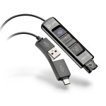 HP Poly DA85-M USB-A/C адаптер към Quick Disconnect, сертифициран за Microsoft Teams, черен HP Poly DA85-M USB-A/C адаптер към Quick Disconnect, сертифициран за Microsoft Teams, черен