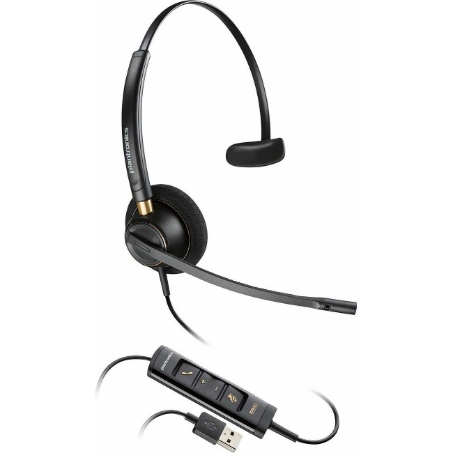 HP Poly EncorePro 515-M Mono слушалка, USB-A/C – сертифицирана за Microsoft Teams HP Poly EncorePro 515-M Mono слушалка, USB-A/C – сертифицирана за Microsoft Teams