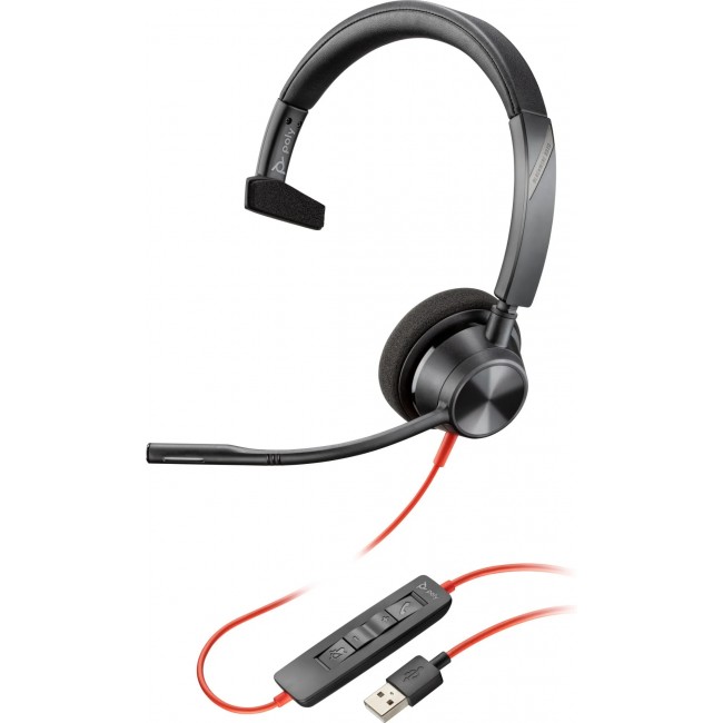 HP Poly Blackwire 5210 USB-A (Bulk) WW – моно слушалка