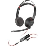 HP Poly BLACKWIRE C5220 USB-A (BULK), WW – жични стерео слушалки с USB-A и 3,5 мм жак HP Poly BLACKWIRE C5220 USB-A (BULK), WW – жични стерео слушалки с USB-A и 3,5 мм жак