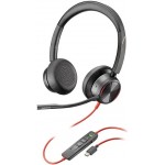 HP Poly Blackwire 8225 USB-C UC стерео слушалки с ANC
