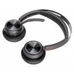 HP Poly VOYAGER Focus 2 UC стерео слушалки с USB-C, Bluetooth и активно шумопотискане