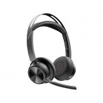 HP Poly VOYAGER Focus 2 UC стерео слушалки с USB-C, Bluetooth и активно шумопотискане