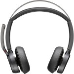 HP Poly VOYAGER Focus 2 UC стерео слушалки с USB-C, Bluetooth и активно шумопотискане