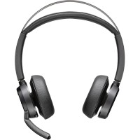 HP Poly VOYAGER Focus 2 UC стерео слушалки с USB-C, Bluetooth и активно шумопотискане