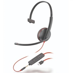 HP Poly BLACKWIRE C3215 моно слушалка, USB-C и 3.5 мм жак