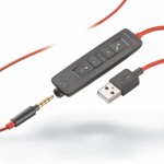 HP Poly BLACKWIRE C3215 моно слушалка, USB-C и 3.5 мм жак HP Poly BLACKWIRE C3215 моно слушалка, USB-C и 3.5 мм жак