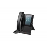HP Poly CCX 505 Media IP телефон, OpenSIP, PoE, вграден Wi‑Fi, NoiseBlockAI, черен