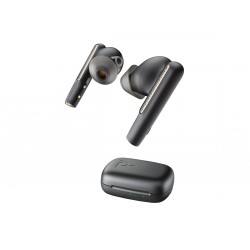 HP Poly Voyager Free 60 UC слушалки тапи, Bluetooth 5.3, USB-A, Carbon Black, 7Y8H3AA