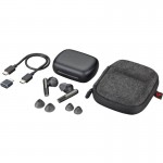 HP Poly Voyager Free 60 UC – безжични Bluetooth слушалки тапи с USB-C BT700 адаптер и базов калъф за зареждане, Carbon Black, 7Y8H4AA HP Poly Voyager Free 60 UC – безжични Bluetooth слушалки тапи с USB-C BT700 адаптер и базов калъф за зареждане, Carbon Black, 7Y8H4AA