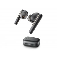 HP Poly Voyager Free 60 UC – безжични Bluetooth слушалки тапи с USB-C BT700 адаптер и базов калъф за зареждане, Carbon Black, 7Y8H4AA