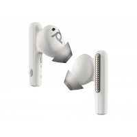 HP Poly Voyager Free 60 UC M White Sand слушалки тапи, Microsoft Teams, Bluetooth 5.3, USB-A, стандартен калъф за зареждане, бели
