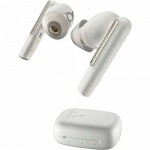 HP Poly Voyager Free 60 UC M White Sand слушалки тапи, Microsoft Teams, Bluetooth 5.3, USB-A, стандартен калъф за зареждане, бели