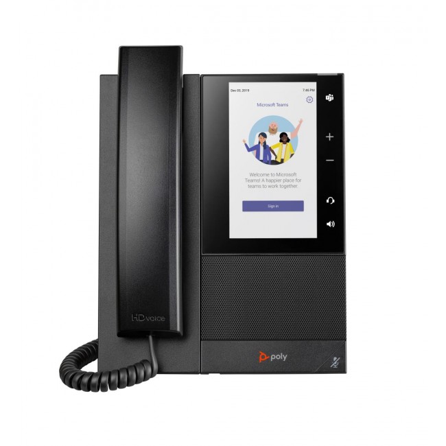 Poly CCX 505 бизнес мултимедиен телефон за Microsoft Teams с PoE Poly CCX 505 бизнес мултимедиен телефон за Microsoft Teams с PoE