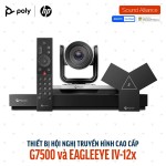 Poly G7500 видеоконферентна система с EagleEye IV 12x камера, Poly IP микрофон и Bluetooth® дистанционно управление – 83Z49AA Poly G7500 видеоконферентна система с EagleEye IV 12x камера, Poly IP микрофон и Bluetooth® дистанционно управление – 83Z49AA