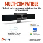 Poly Studio USB видеобар, 4K UHD, 6 микрофона, 120° FoV, Poly DirectorAI, NoiseBlockAI и Acoustic Fence, 842D4AA Poly Studio USB видеобар, 4K UHD, 6 микрофона, 120° FoV, Poly DirectorAI, NoiseBlockAI и Acoustic Fence, 842D4AA