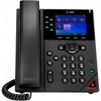 Poly OBi VVX 350 IP телефон с 6 линии с PoE и включен захранващ адаптер