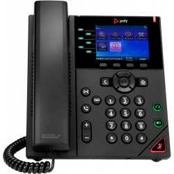 Poly OBi VVX 350 IP телефон с 6 линии с PoE и включен захранващ адаптер