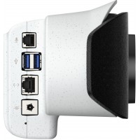 Poly Studio X52 видеобар, 20 MP 4K UltraHD, 110° FoV, 2x MEMS микрофона, Poly DirectorAI, NoiseBlockAI, бял, без захранващ кабел