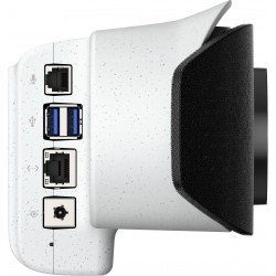 Poly Studio X52 видеобар, 20 MP 4K UltraHD, 110° FoV, 2x MEMS микрофона, Poly DirectorAI, NoiseBlockAI, бял, без захранващ кабел