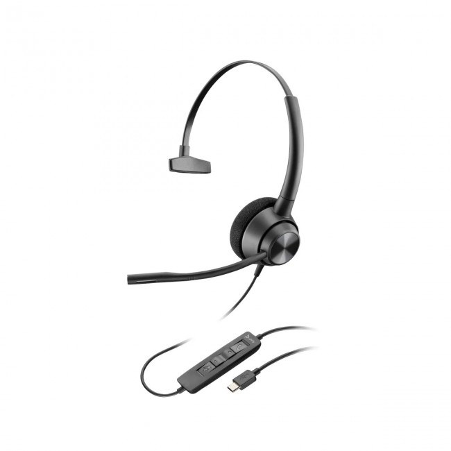 Poly EncorePro 310 USB-C слушалка моно TAA Poly EncorePro 310 USB-C слушалка моно TAA