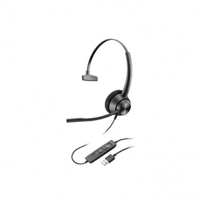 Poly EncorePro 310 моно слушалка USB-A TAA Poly EncorePro 310 моно слушалка USB-A TAA