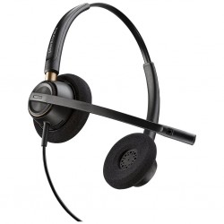 Poly EncorePro 520 QD дуо слушалки с микрофон, Quick Disconnect, черни, 783P7AA