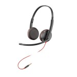 Poly Blackwire C3225 Top жични стерео слушалки с микрофон, 3,5 мм, черни Poly Blackwire C3225 Top жични стерео слушалки с микрофон, 3,5 мм, черни
