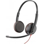 Poly Blackwire C3225 Top жични стерео слушалки с микрофон, 3,5 мм, черни Poly Blackwire C3225 Top жични стерео слушалки с микрофон, 3,5 мм, черни