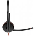 Poly Blackwire C3225 Top жични стерео слушалки с микрофон, 3,5 мм, черни Poly Blackwire C3225 Top жични стерео слушалки с микрофон, 3,5 мм, черни