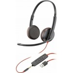 Poly Blackwire C3225 Top жични стерео слушалки с микрофон, 3,5 мм, черни Poly Blackwire C3225 Top жични стерео слушалки с микрофон, 3,5 мм, черни
