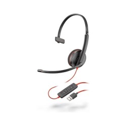 Poly Blackwire 3210 моно слушалка USB-A – жична USB слушалка с микрофон