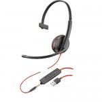 Poly Blackwire 3215 Monaural USB-A моно слушалка Poly Blackwire 3215 Monaural USB-A моно слушалка