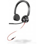 Poly Blackwire 3325 3.5mm жични слушалки с микрофон Poly Blackwire 3325 3.5mm жични слушалки с микрофон