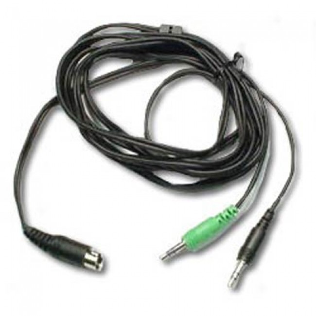 Poly 85R15AA Dual 3.5mm Plug към Mini-DIN 6 Plug аудио кабел, 0.2 m Poly 85R15AA Dual 3.5mm Plug към Mini-DIN 6 Plug аудио кабел, 0.2 m