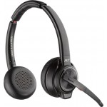 Poly Savi 8220 UC DECT слушалки за Microsoft Teams, USB-A с USB-C адаптер, черен Poly Savi 8220 UC DECT слушалки за Microsoft Teams, USB-A с USB-C адаптер, черен