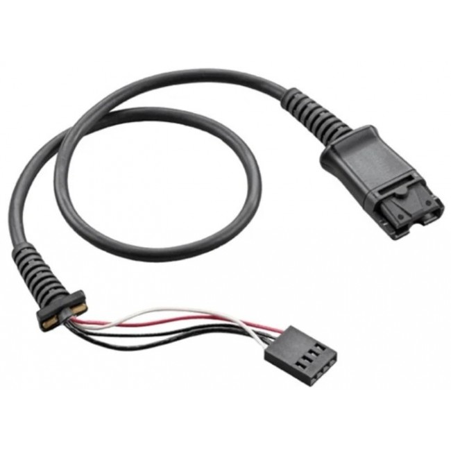 Poly CA12CD CA12CD-S Cable Assy TAA – 4-пинов аудиокабел с Quick Disconnect Poly CA12CD CA12CD-S Cable Assy TAA – 4-пинов аудиокабел с Quick Disconnect