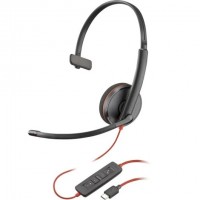 Poly Blackwire 3210 моно USB-C слушалка с адаптер USB-C/A – 8X214A6