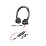 Poly Blackwire 3325 Stereo Microsoft Teams Certified USB-C слушалки с 3,5 mm Plug и USB-C/A Adapter Poly Blackwire 3325 Stereo Microsoft Teams Certified USB-C слушалки с 3,5 mm Plug и USB-C/A Adapter