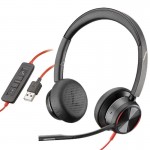 Poly Blackwire 8225 стерео USB-C слушалки с ANC и USB-C/A адаптер, сертифицирани за Microsoft Teams Poly Blackwire 8225 стерео USB-C слушалки с ANC и USB-C/A адаптер, сертифицирани за Microsoft Teams