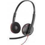 HP Poly Blackwire 3220 стерео слушалки с микрофон USB-C и USB-C към USB-A адаптер (Bulk)