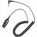 Poly 920P9AA 10-футов спирален кабел с 3,5 mm към QD конектор Poly 920P9AA 10-футов спирален кабел с 3,5 mm към QD конектор