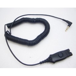 Poly 920P9AA 10-футов спирален кабел с 3,5 mm към QD конектор