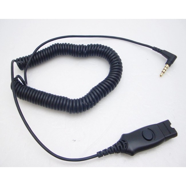 Poly 920P9AA 10-футов спирален кабел с 3,5 mm към QD конектор Poly 920P9AA 10-футов спирален кабел с 3,5 mm към QD конектор