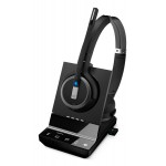 EPOS IMPACT SDW 5066T стерео DECT слушалки с тройна свързаност, базова станция, Microsoft Teams, BTD 800 Bluetooth донгъл, черен