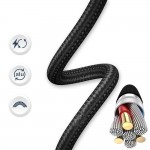 Tellur TLL155761 минималистичен USB-A към Lightning кабел, 3A, 1 m, черен Tellur TLL155761 минималистичен USB-A към Lightning кабел, 3A, 1 m, черен