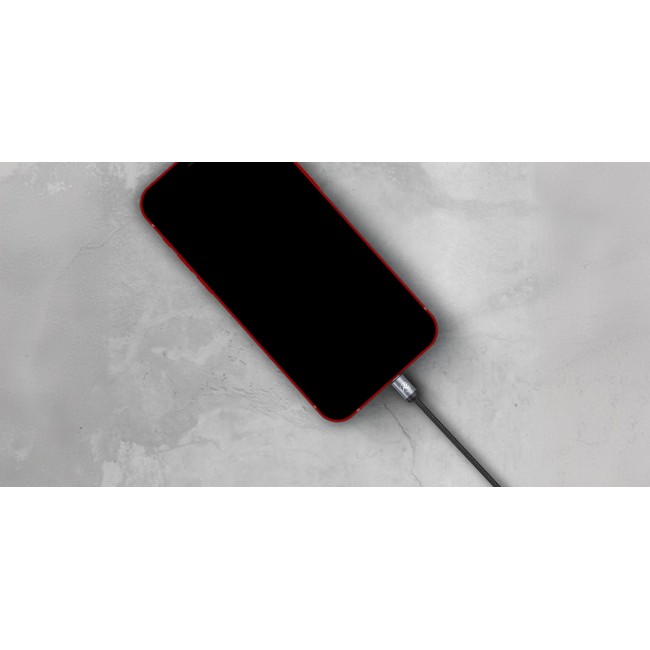 Tellur TLL155761 минималистичен USB-A към Lightning кабел, 3A, 1 m, черен Tellur TLL155761 минималистичен USB-A към Lightning кабел, 3A, 1 m, черен