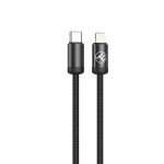Tellur TLL155781 минималистичен USB-C към Lightning кабел, 27 W, 1 m, черен Tellur TLL155781 минималистичен USB-C към Lightning кабел, 27 W, 1 m, черен