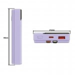 Tellur TLL158441 външна батерия 10000 mAh с вградени USB-C и Lightning кабели, QC3.0, PD, лилава Tellur TLL158441 външна батерия 10000 mAh с вградени USB-C и Lightning кабели, QC3.0, PD, лилава