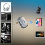 Tellur TLL622081 Bluetooth преносим аудио приемник, 3.5 мм AUX адаптер, сив